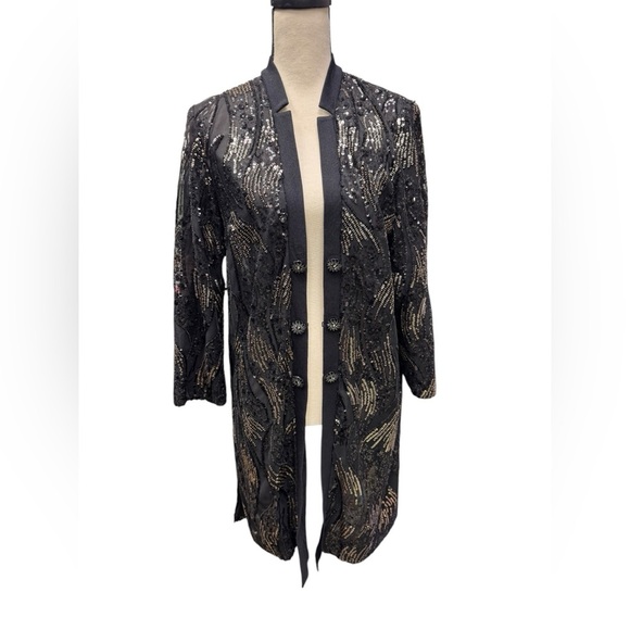 Misook Jackets & Blazers - Misook Sequin Long Duster